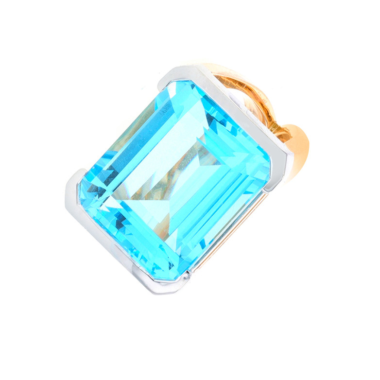 Bague topaze 20.11 carat 2 ors 19.26g Comme neuf -  reconditionné disponible sur Gemme Les Bijoux
